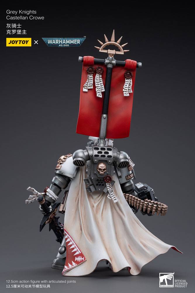 JoyToy Warhammer 40k Action Figure 1/18 Grey Knights Castellan Crowe 12 cm