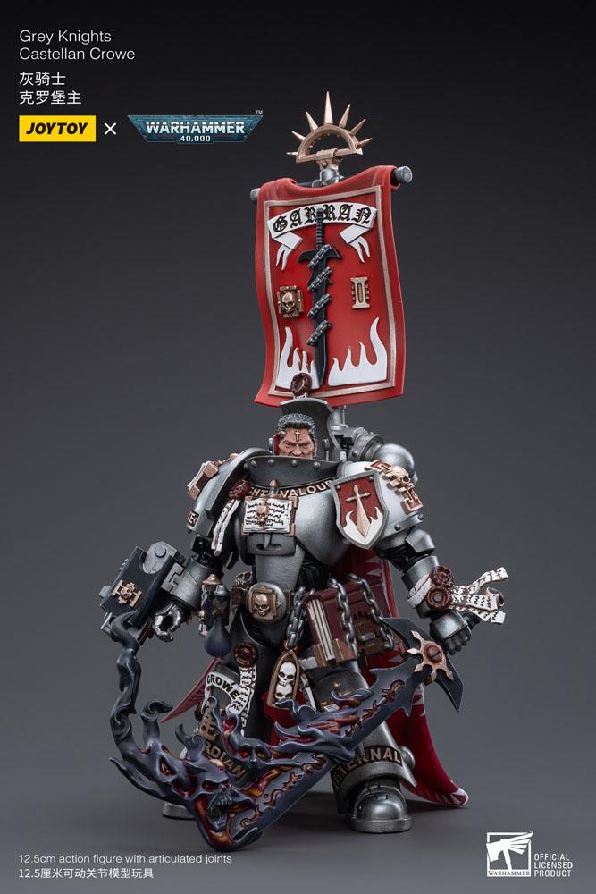 JoyToy Warhammer 40k Action Figure 1/18 Grey Knights Castellan Crowe 12 cm