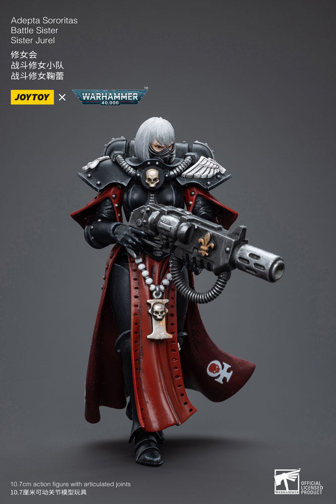 JoyToy Warhammer 40k Action Figure 1/18 Adepta Sororitas Battle Sister Sister Jurel 10 cm