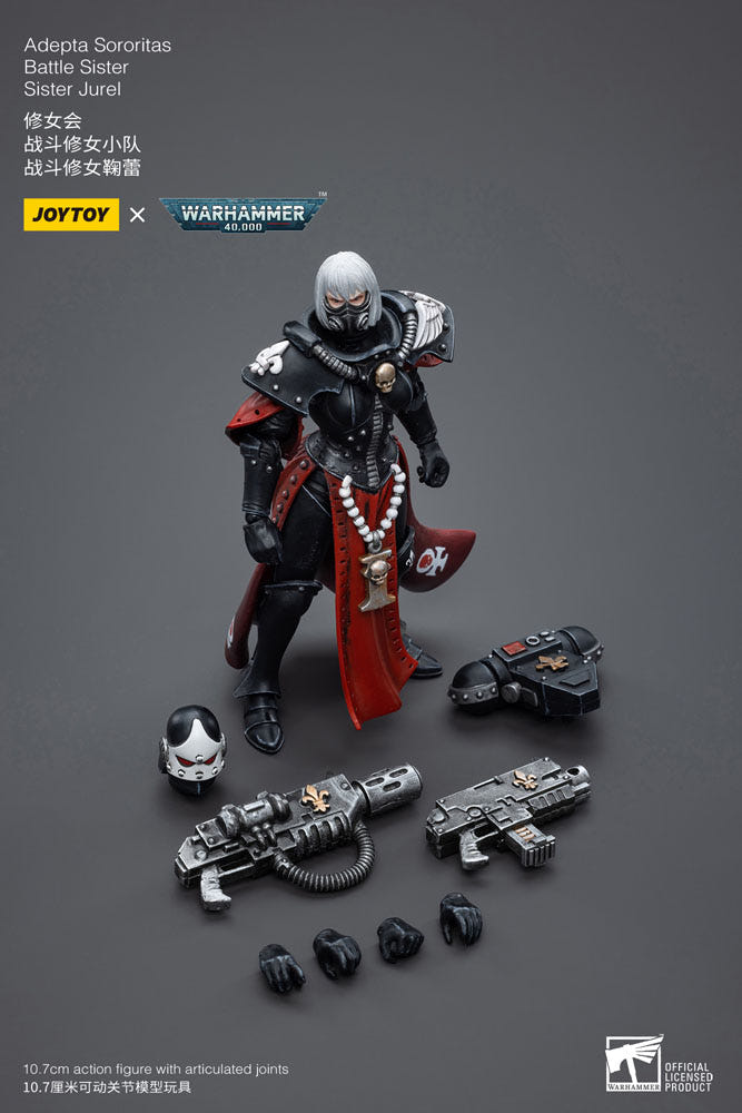 JoyToy Warhammer 40k Action Figure 1/18 Adepta Sororitas Battle Sister Sister Jurel 10 cm