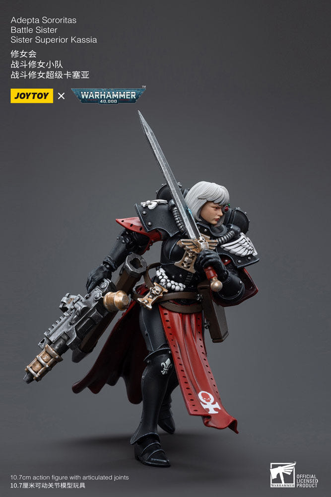 JoyToy Warhammer 40k Action Figure 1/18 Adepta Sororitas Battle Sister Sister Kassia 10 cm