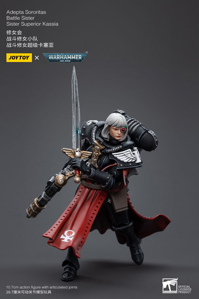 JoyToy Warhammer 40k Action Figure 1/18 Adepta Sororitas Battle Sister Sister Kassia 10 cm