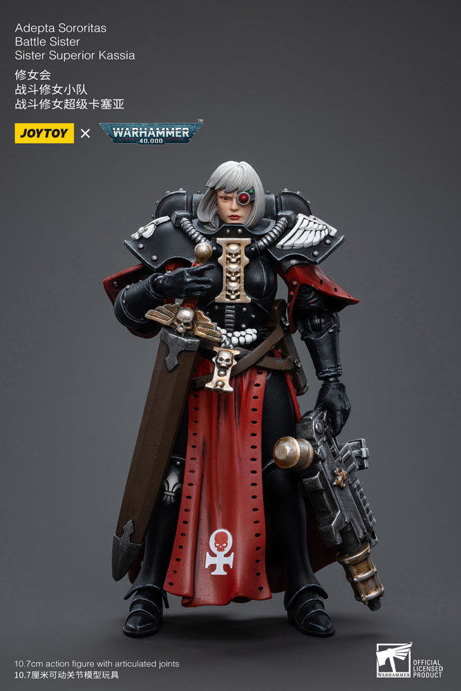 JoyToy Warhammer 40k Action Figure 1/18 Adepta Sororitas Battle Sister Sister Kassia 10 cm