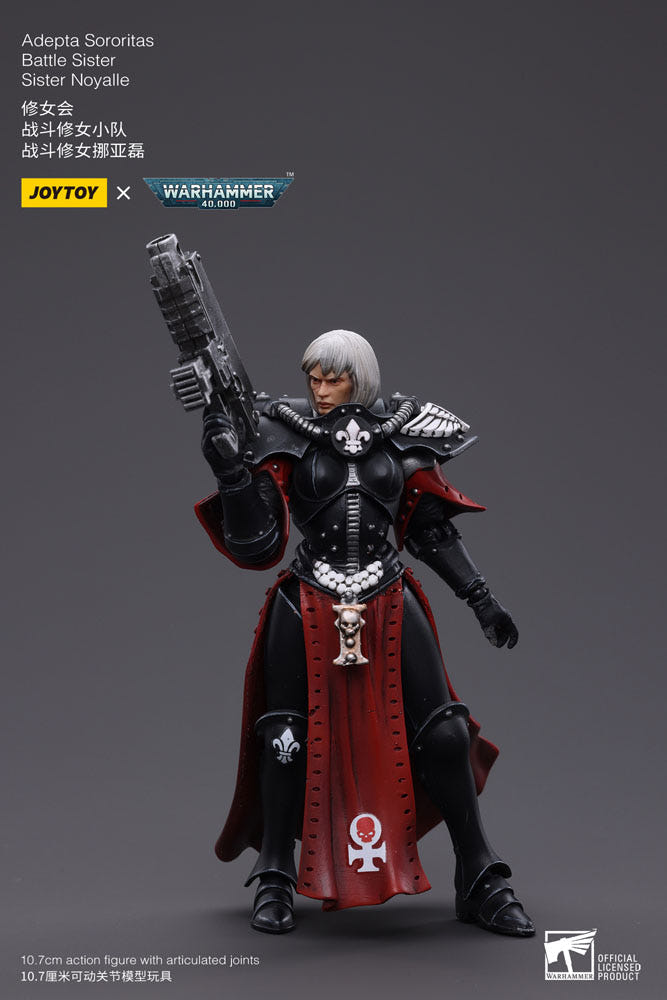 JoyToy Warhammer 40k Action Figure 1/18 Adepta Sororitas Battle Sister Sister Noyalle 10 cm