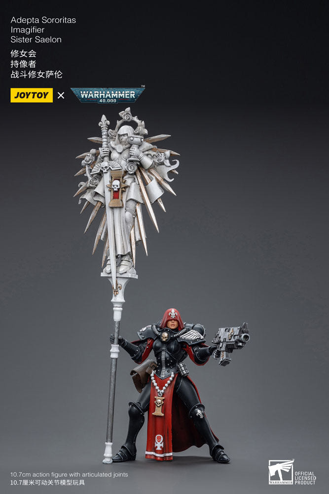 JoyToy Warhammer 40k Action Figure 1/18 Adepta Sororitas Battle Sister Sister Saelon 10 cm