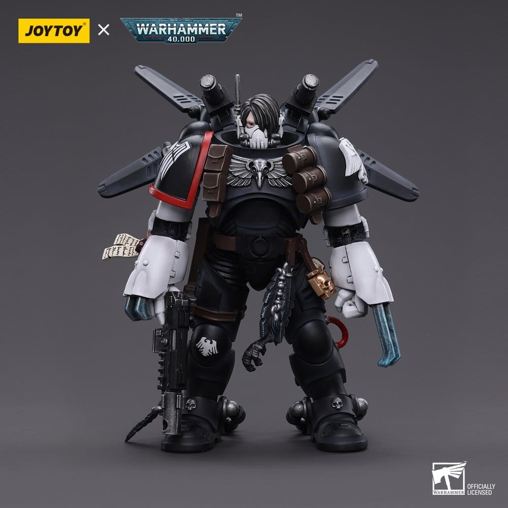JoyToy Warhammer 40,000 Action Figure Raven Guard Chapter Master Kayvaan Shrike 12 cm