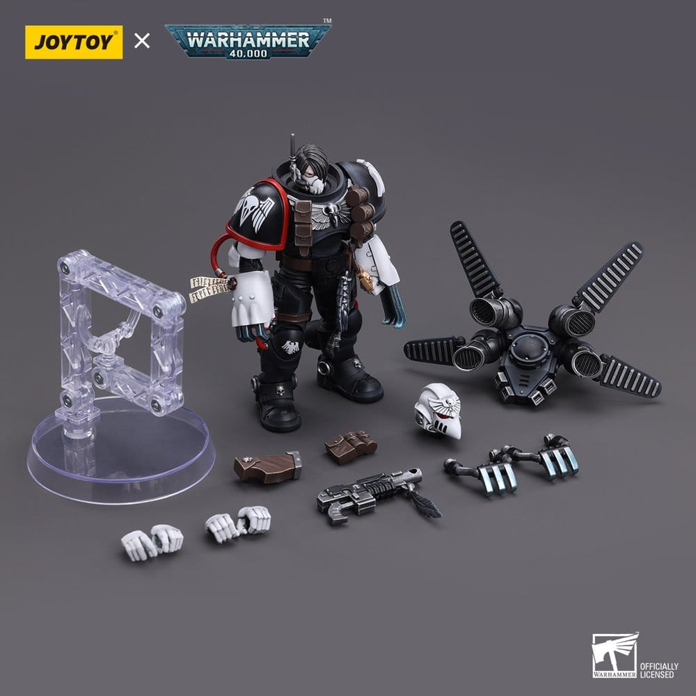 JoyToy Warhammer 40,000 Action Figure Raven Guard Chapter Master Kayvaan Shrike 12 cm