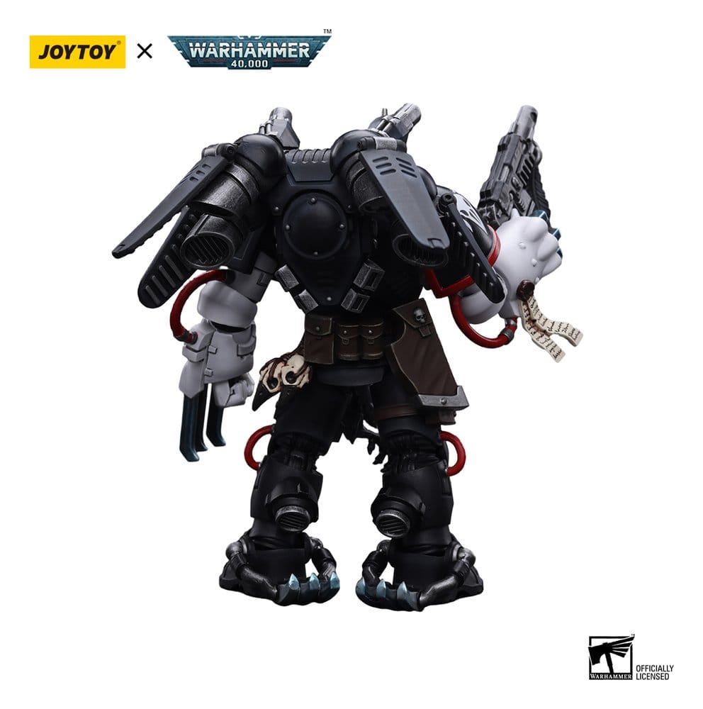 JoyToy Warhammer 40,000 Action Figure Raven Guard Chapter Master Kayvaan Shrike 12 cm
