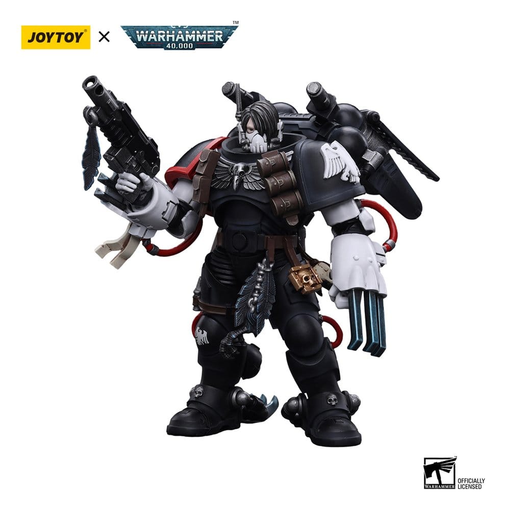 JoyToy Warhammer 40,000 Action Figure Raven Guard Chapter Master Kayvaan Shrike 12 cm