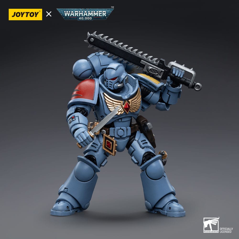 Joy Toy Warhammer 40k Space Wolves Intercessor 12cm - Loaded Dice