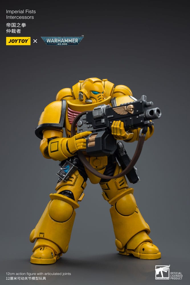 Joy Toy - Warhammer 40k Action Figure 1/18 Imperial Fists Intercessor 12cm - Loaded Dice
