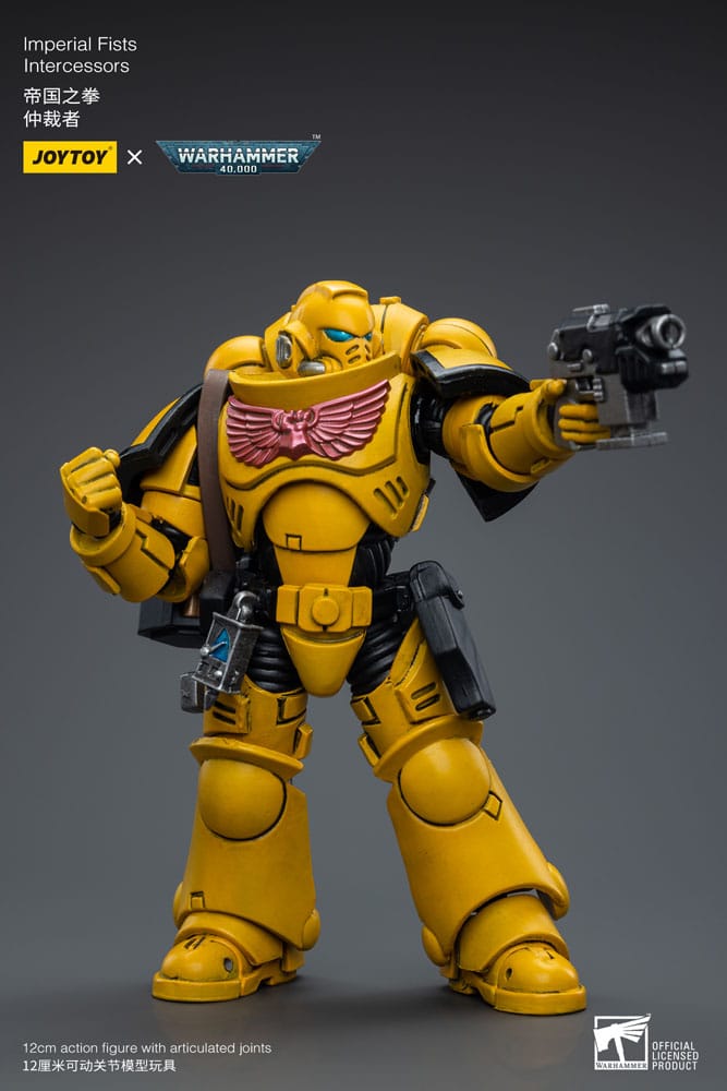 Joy Toy - Warhammer 40k Action Figure 1/18 Imperial Fists Intercessor 12cm - Loaded Dice