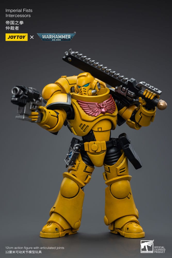 Joy Toy - Warhammer 40k Action Figure 1/18 Imperial Fists Intercessor 12cm - Loaded Dice