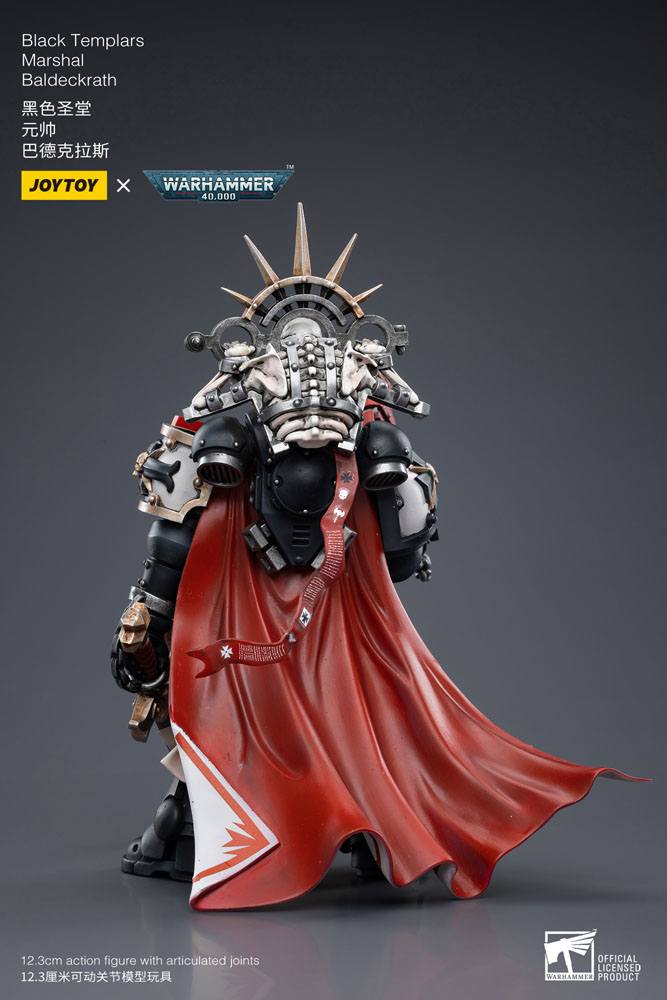 JoyToy Warhammer 40k Action Figure 1/18 Black Templars Marshal Baldeckrath 12 cm