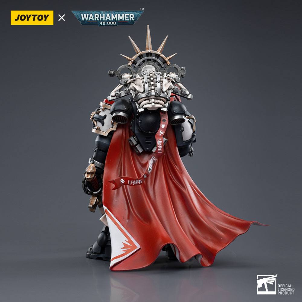 JoyToy Warhammer 40k Action Figure 1/18 Black Templars Marshal Baldeckrath 12 cm