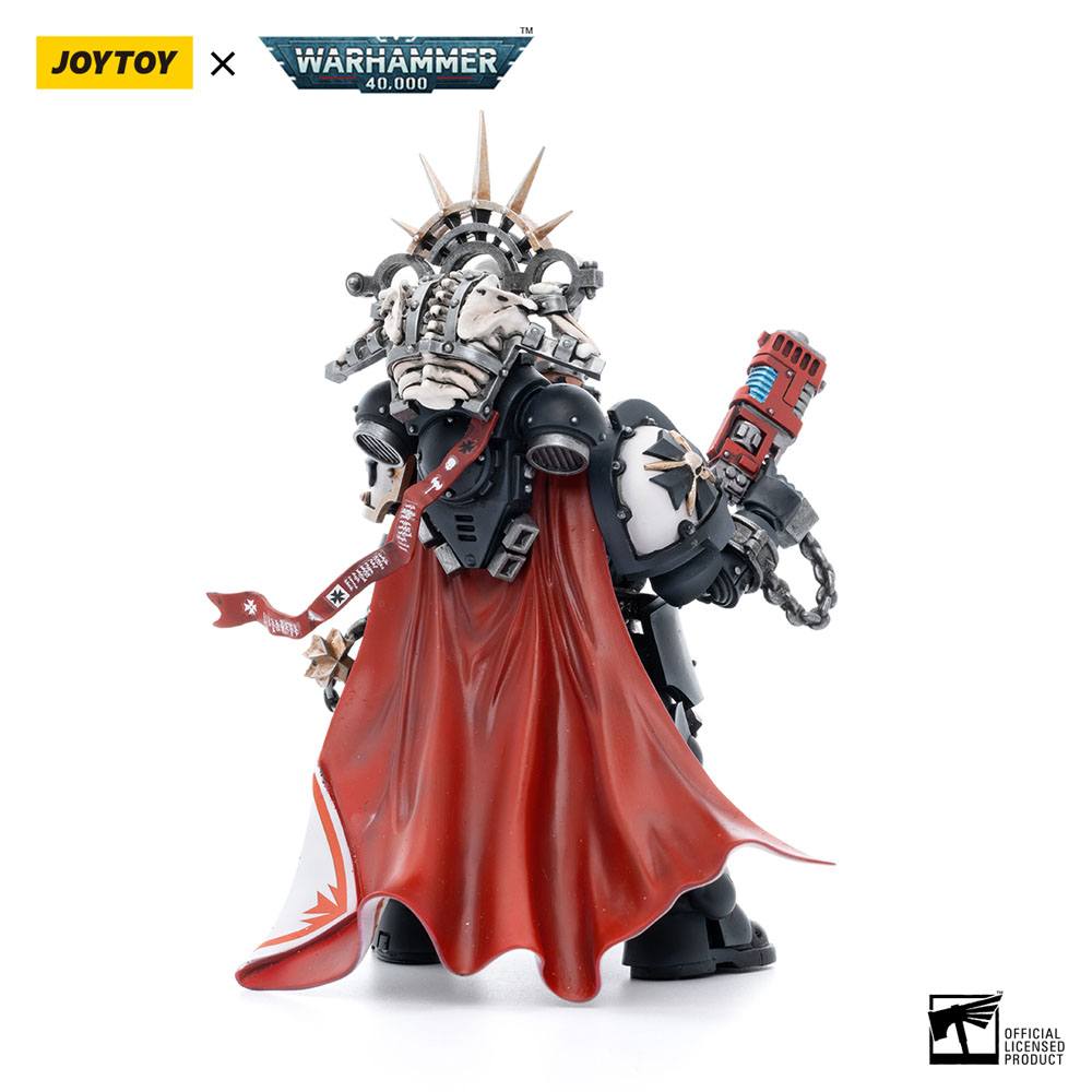 JoyToy Warhammer 40k Action Figure 1/18 Black Templars Marshal Baldeckrath 12 cm
