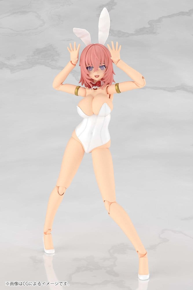 Frame Arms Girl Plastic Model Kit Durga I Bunny Style White 18 cm