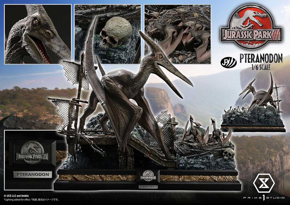 Jurassic Park III Legacy Museum Collection Statue 1/6 Pteranodon Bonus Version 68 cm
