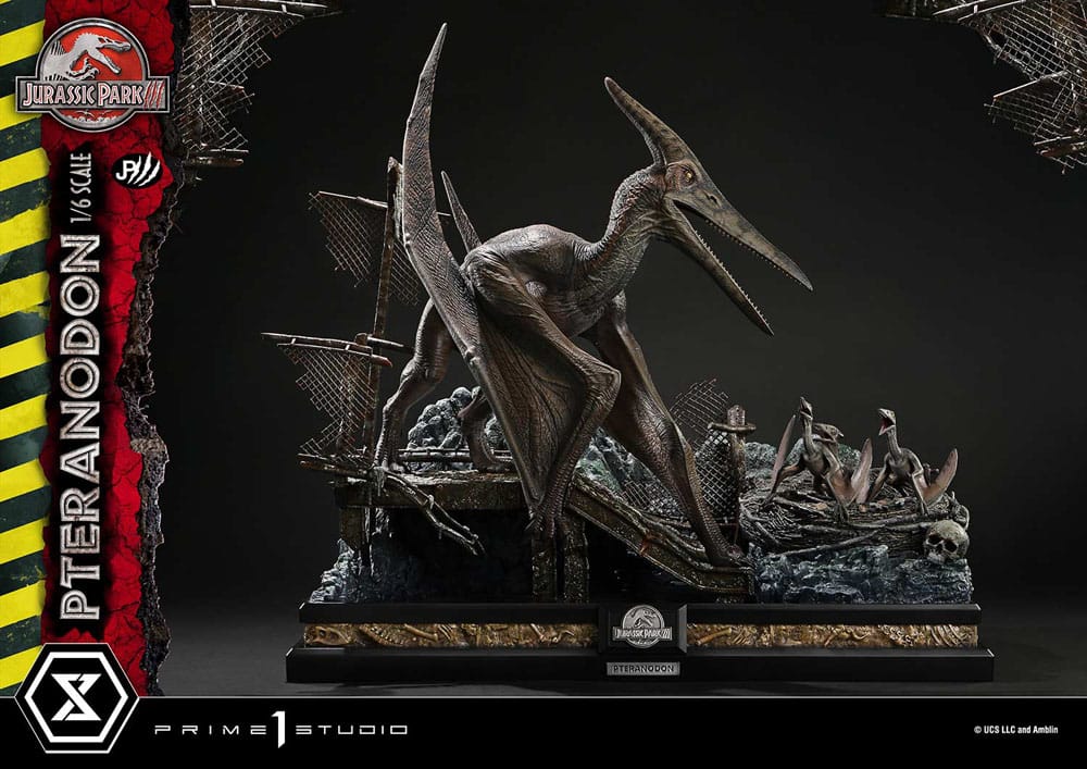 Jurassic Park III Legacy Museum Collection Statue 1/6 Pteranodon Bonus Version 68 cm