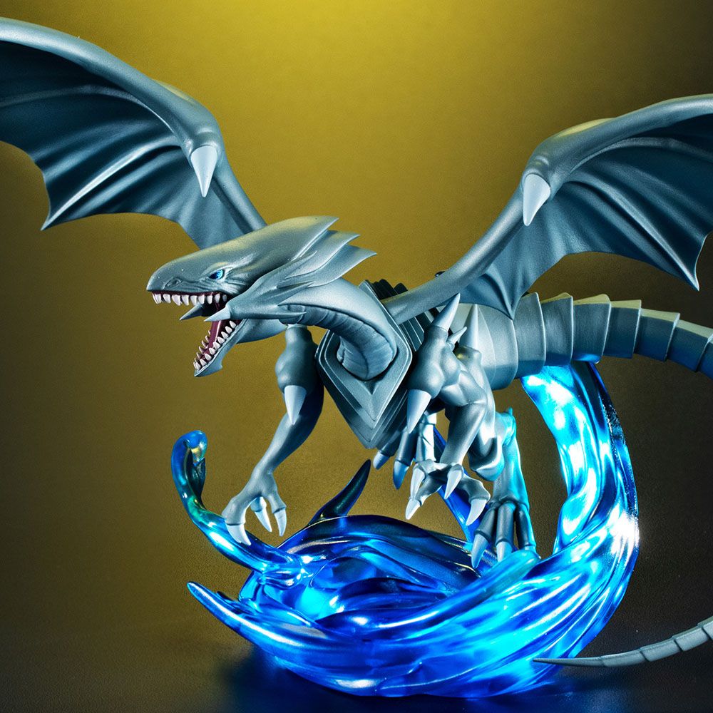 Yu-Gi-Oh! Duel Monsters Monsters Chronicle PVC Statue Blue Eyes White Dragon 12cm - Loaded Dice Barry Vale of Glamorgan CF64 3HD