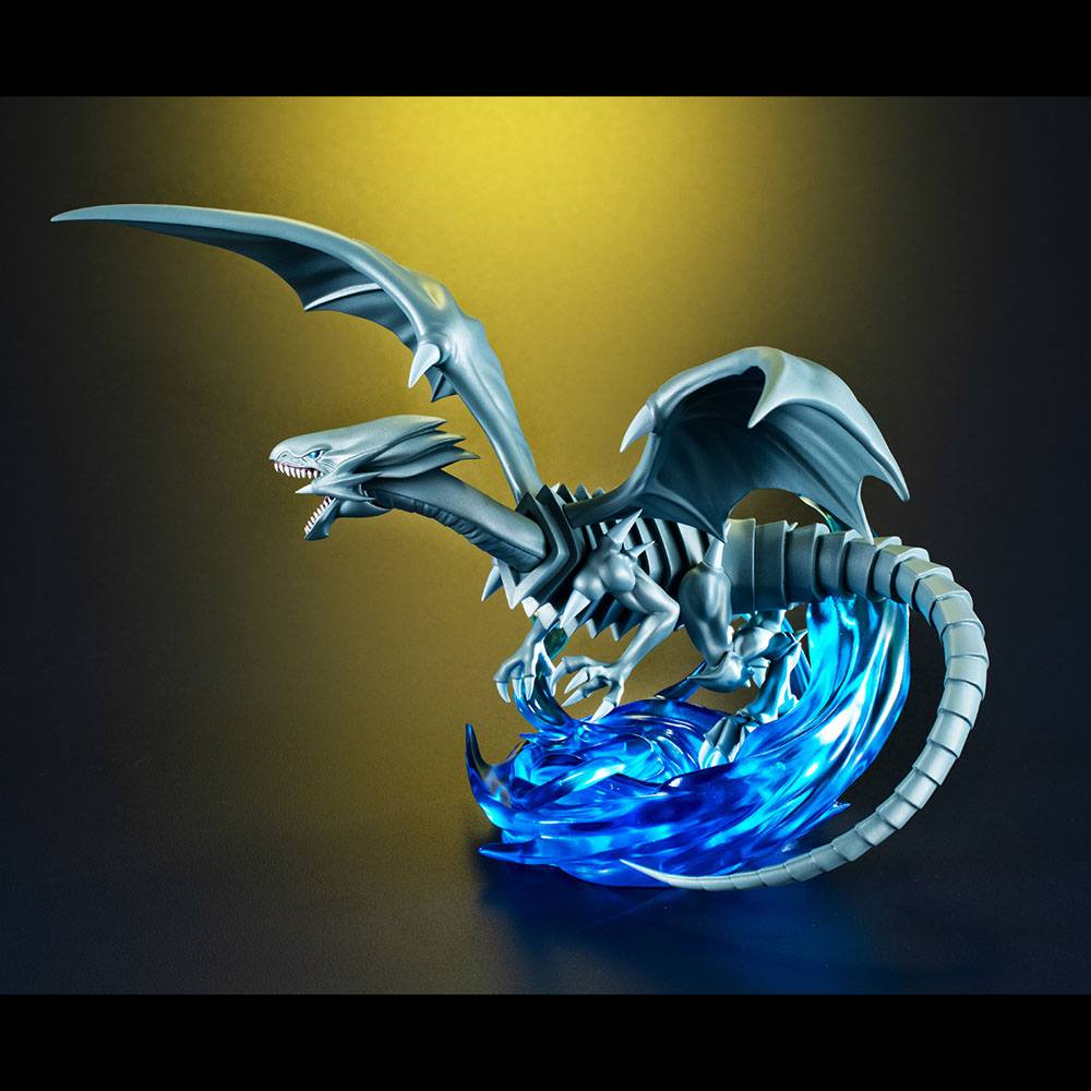 Yu-Gi-Oh! Duel Monsters Monsters Chronicle PVC Statue Blue Eyes White Dragon 12cm - Loaded Dice Barry Vale of Glamorgan CF64 3HD