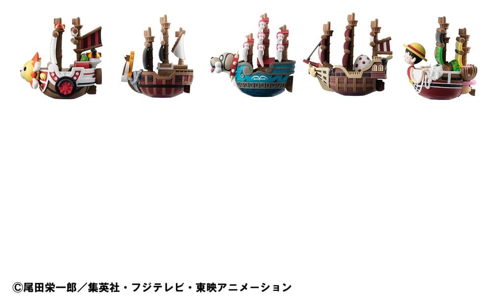 One Piece YuraColle Series Mini Figures 6-Pack Grand Line Collection Set Vol.3 6 cm