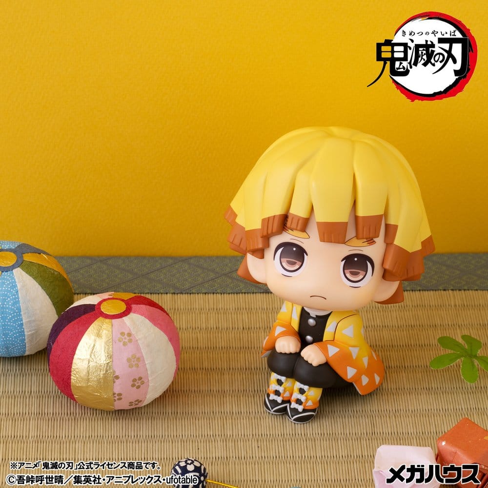 Demon Slayer: Kimetsu no Yaiba Look Up PVC Figures 2-Pack Zenitsu Agatsuma Grumpy Ver. & Kaigaku 11 cm (with gift)