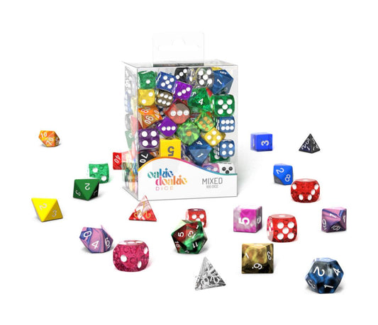 Oakie Doakie Dice RPG-Set, 12 mm, 16mm Mixed (100) - Loaded Dice