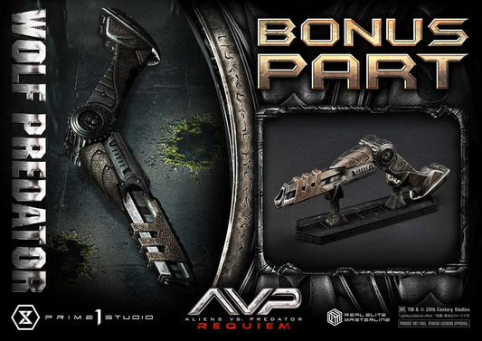 Alien vs. Predator Real Elite Masterline Series Statue 1/3 Requiem Wolf Predator Deluxe Bonus Ver. 95 cm - Loaded Dice