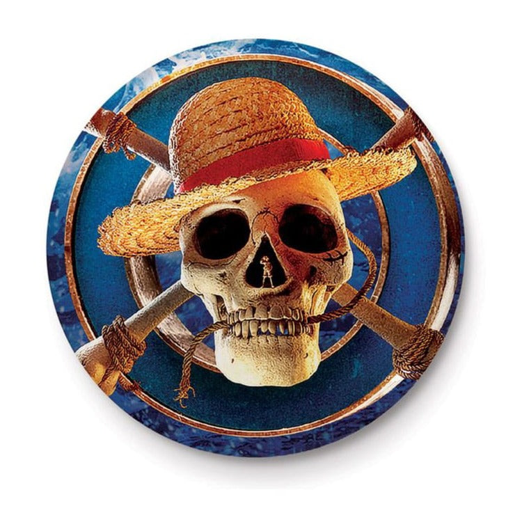 One Piece Enamel Pin Badge Straw Hat Logo - Loaded Dice