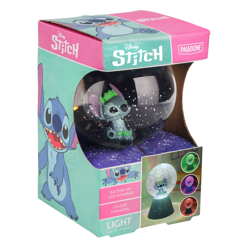 Lilo & Stitch LED-Lamp Stitch Glitter Ball 17 cm