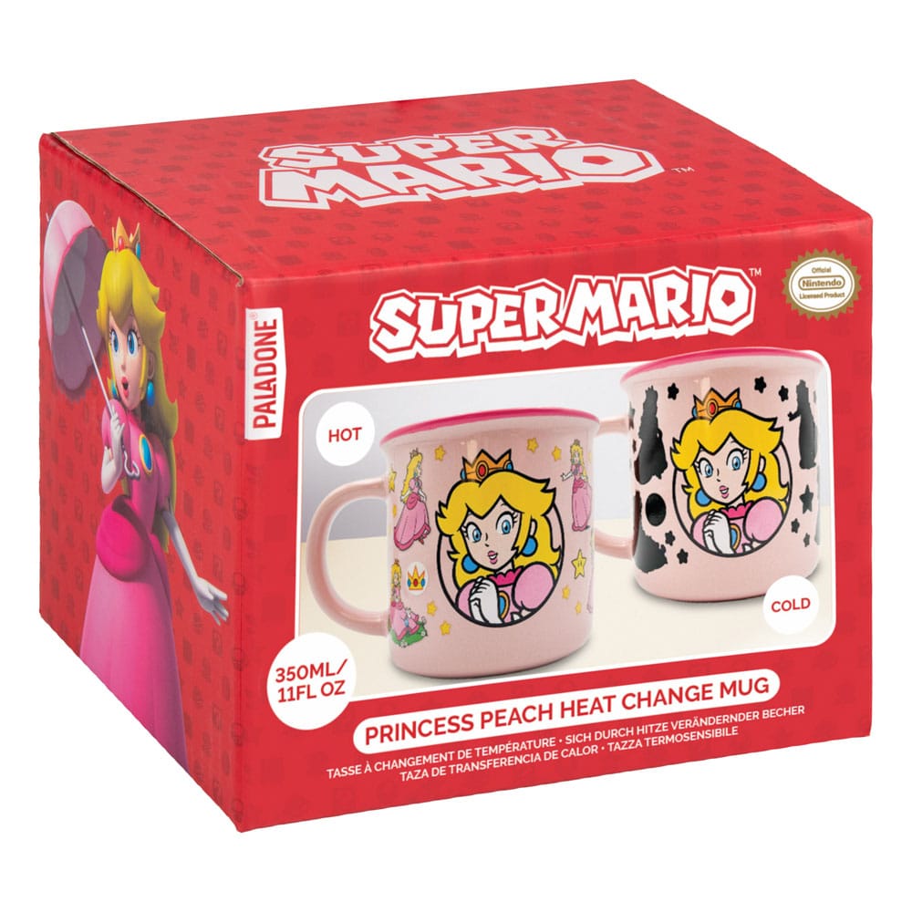 Super Mario Heat Change Mug Princess Peach