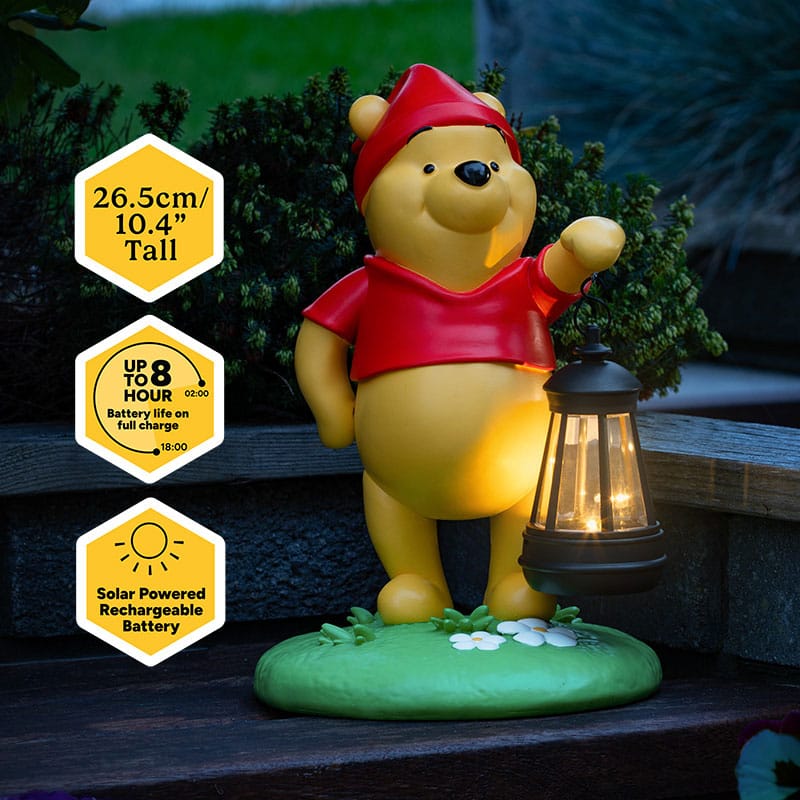 Disney LunaGlo Light Winnie the Pooh Gnome 27 cm