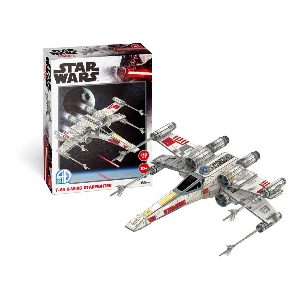 Star Wars 3D Puzzle T-65 X-Wing Starfighter - Loaded Dice Barry Vale of Glamorgan CF64 3HD