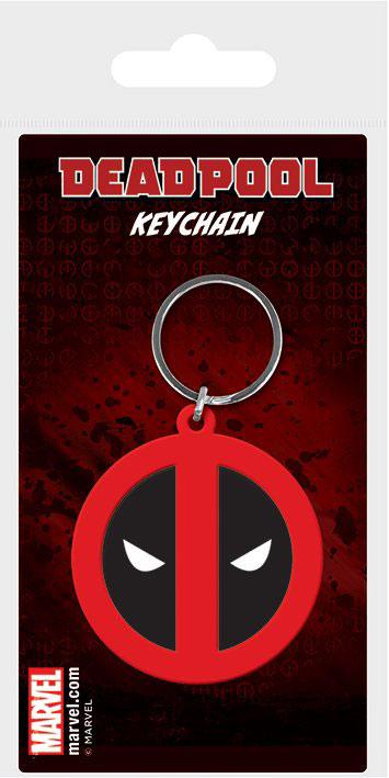 Marvel Comics Rubber Keychain Deadpool Symbol - Loaded Dice