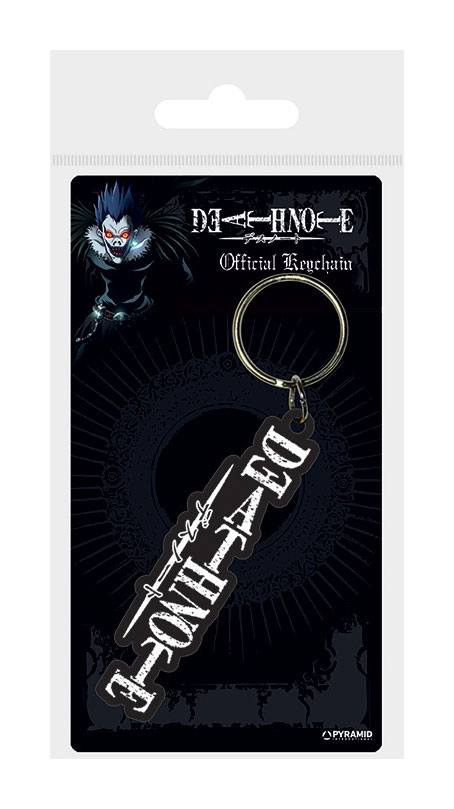 Death Note Rubber Keychain Logo 6cm - Loaded Dice