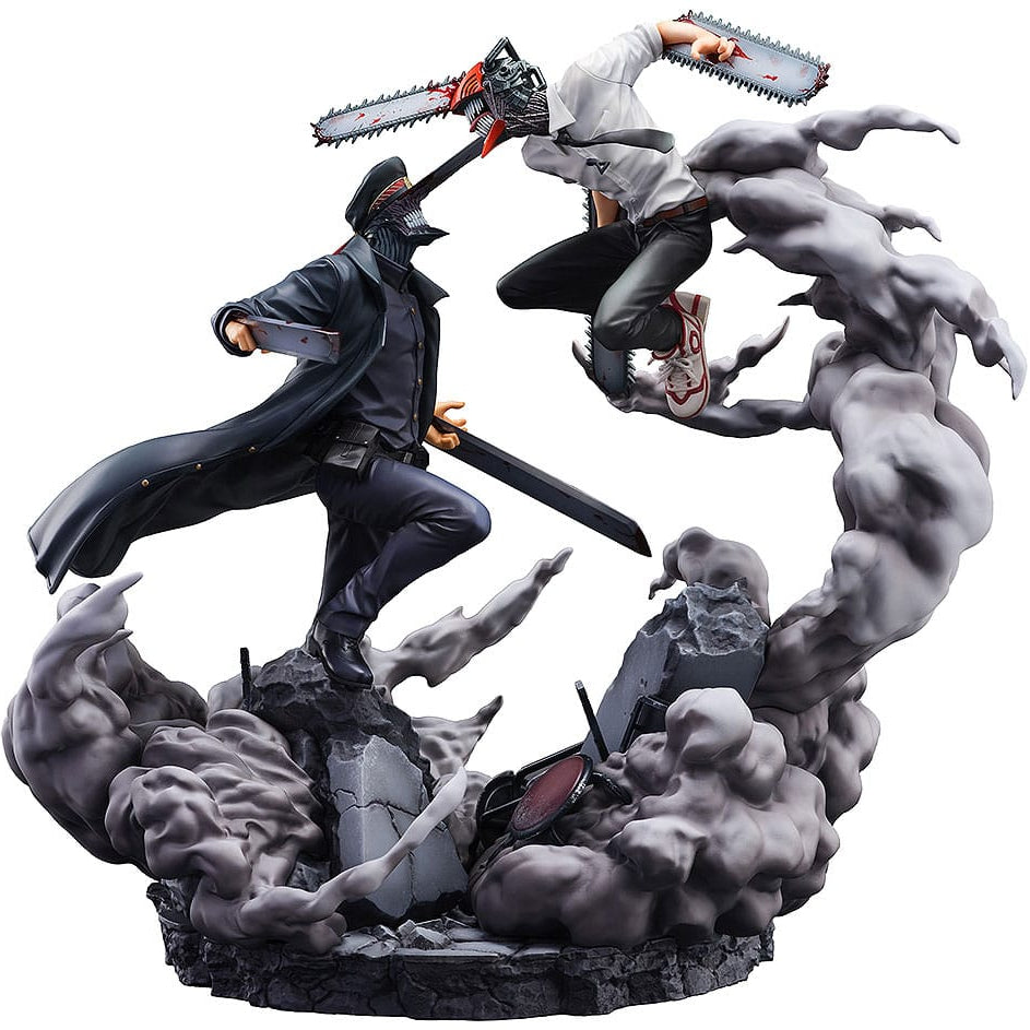 Chainsaw Man Statue Super Situation Figure Chainsaw Man vs. Samurai Sword 26 cm - Loaded Dice