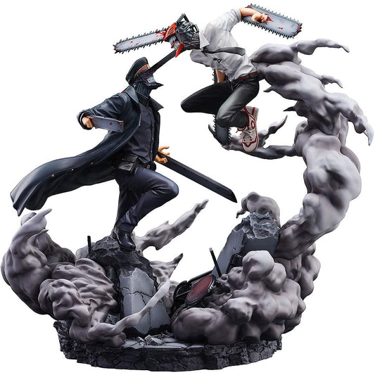 Chainsaw Man Statue Super Situation Figure Chainsaw Man vs. Samurai Sword 26 cm - Loaded Dice