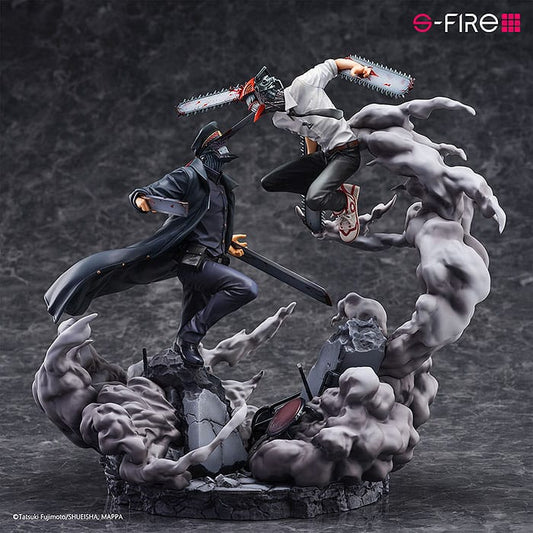 Chainsaw Man Statue Super Situation Figure Chainsaw Man vs. Samurai Sword 26 cm - Loaded Dice
