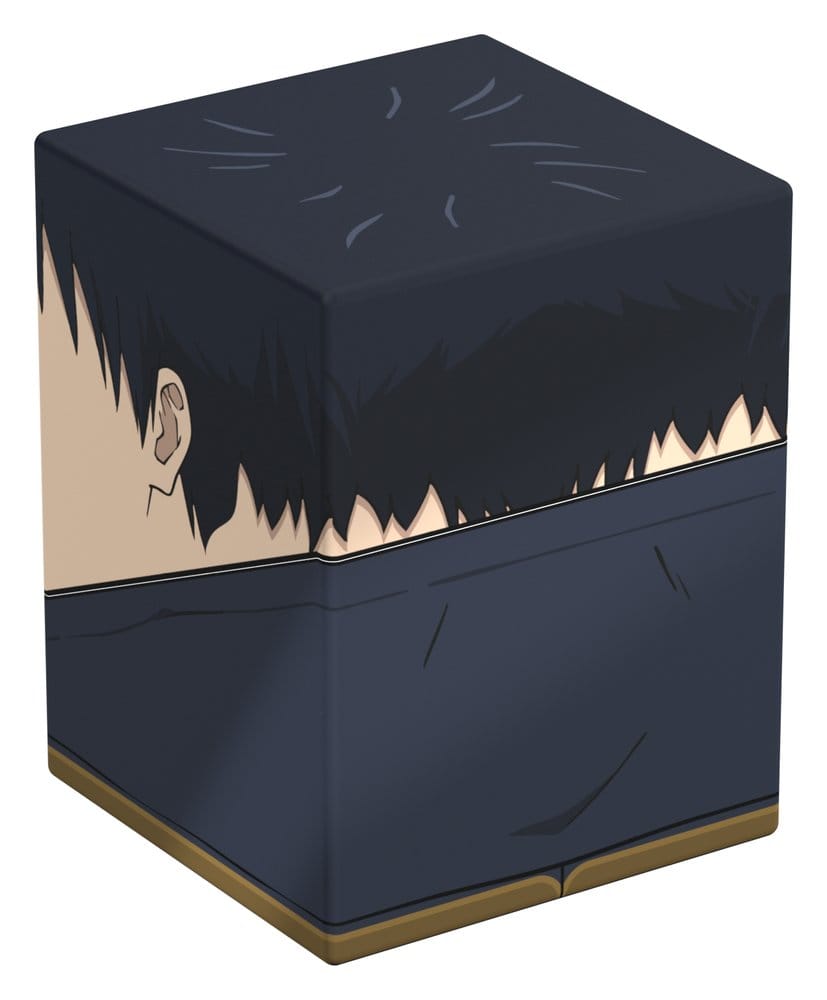 Squaroes Jujutsu Kaisen Megumi Fushiguro deck box, back corner view angled right