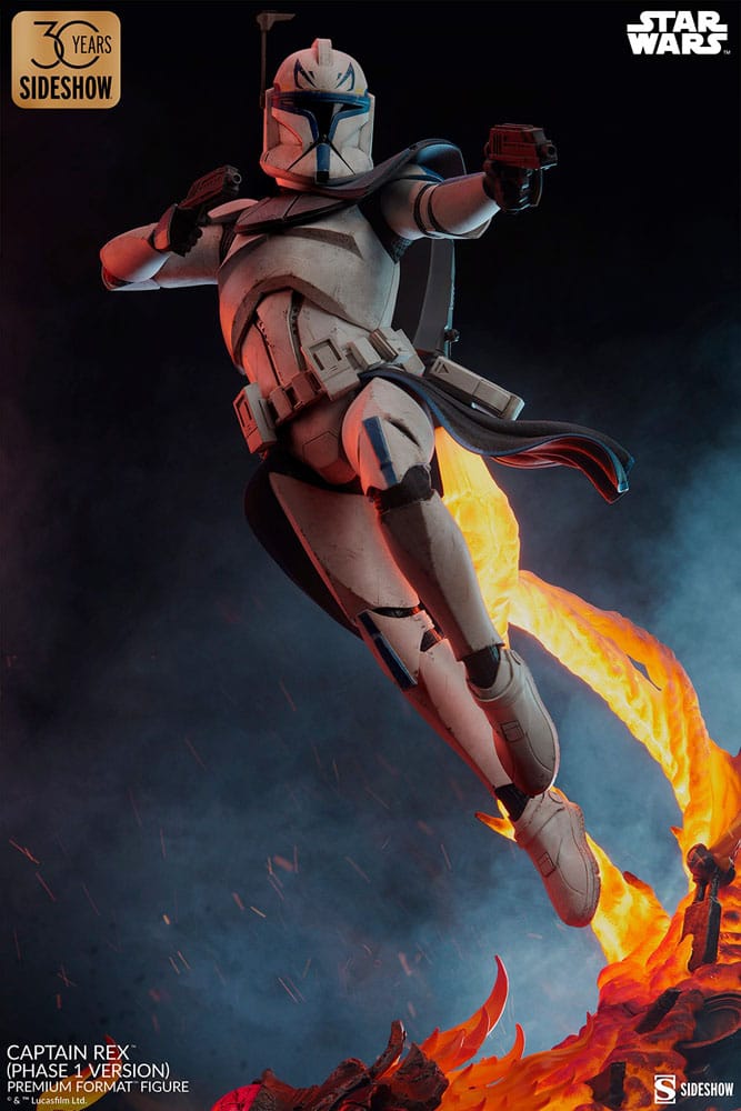 Star Wars Premium Format Figure Captain Rex (Phase 1 Version) Sideshow Exclusive 68 cm - Loaded Dice