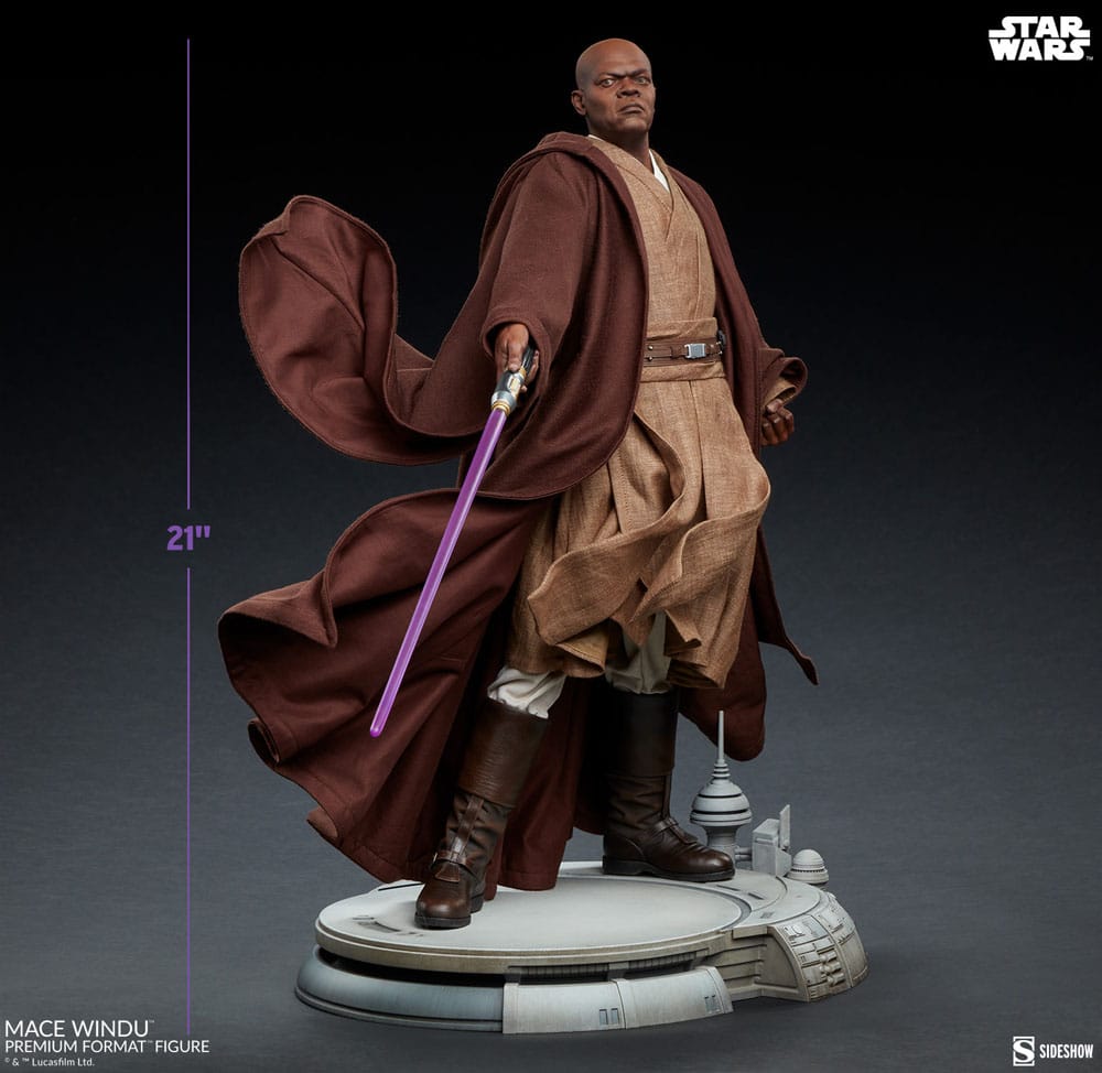 Star Wars Episode III Premium Format Figure Mace Windu 53 cm - Loaded Dice