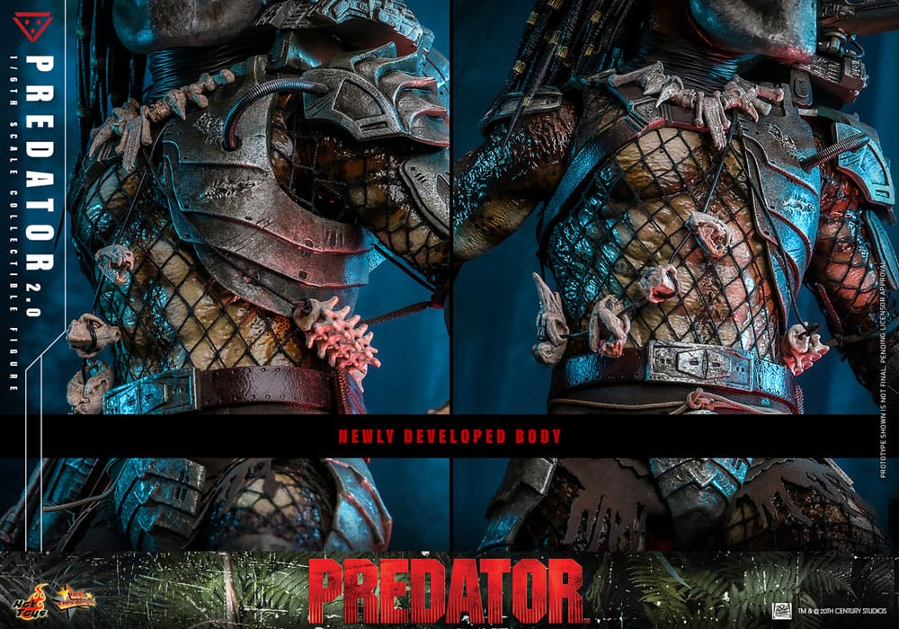 Hot Toys Action Figure 1/6 Predator (2.0) 34cm - Loaded Dice