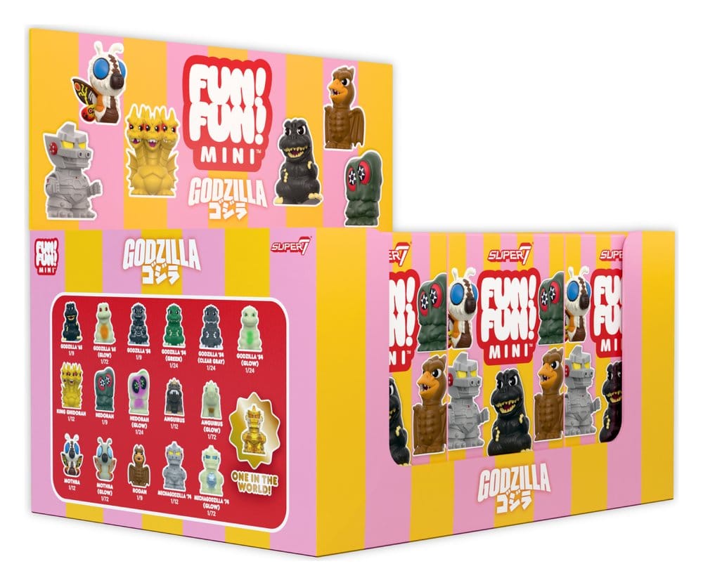 Godzilla Toho Fun! Fun! Mini Figures Wave 01 Blind Box Display (9)