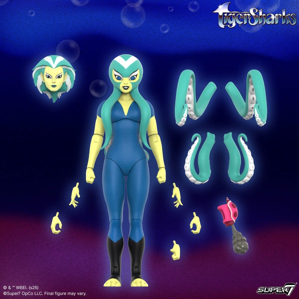 TigerSharks Ultimates Wave 01 Action Figure Octavia (Hybrid) 18 cm