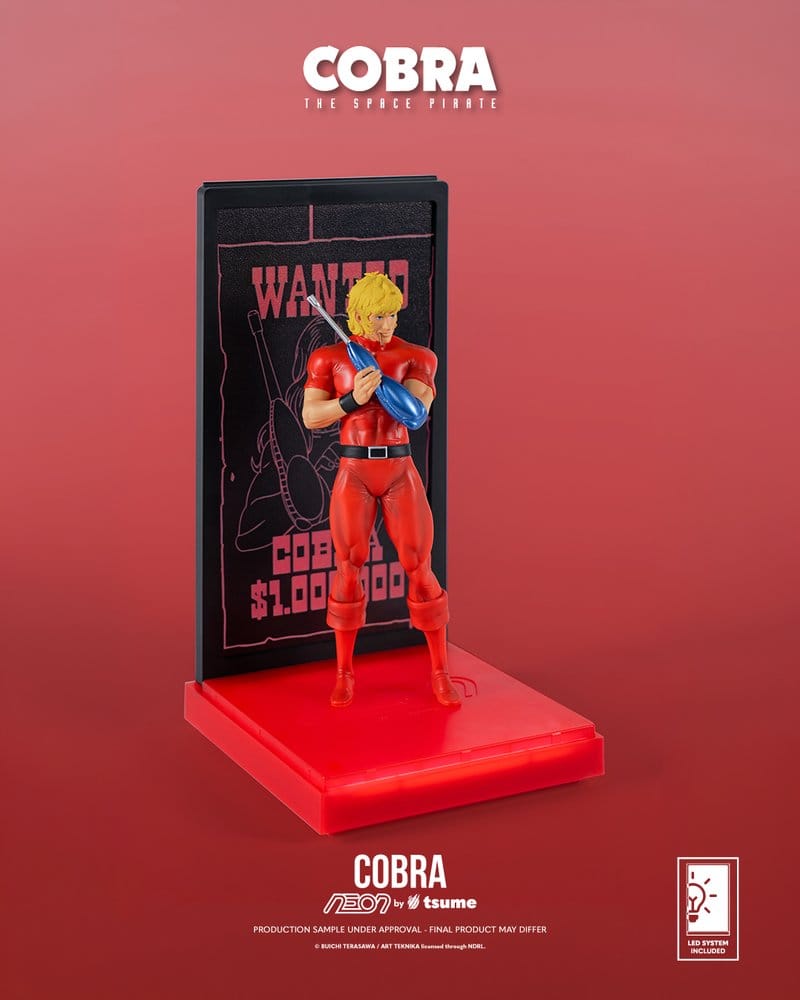 Cobra Neon Figure 1/9 Cobra The Space Pirate 20 cm
