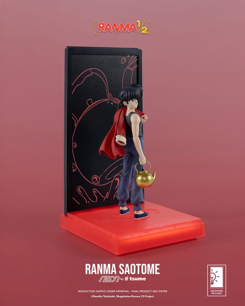 Ranma Neon Figure 1/9 Ranma Saotome Boy 20 cm