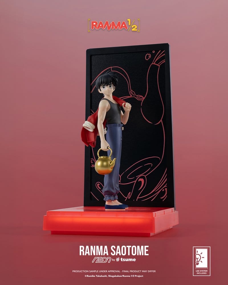 Ranma Neon Figure 1/9 Ranma Saotome Boy 20 cm