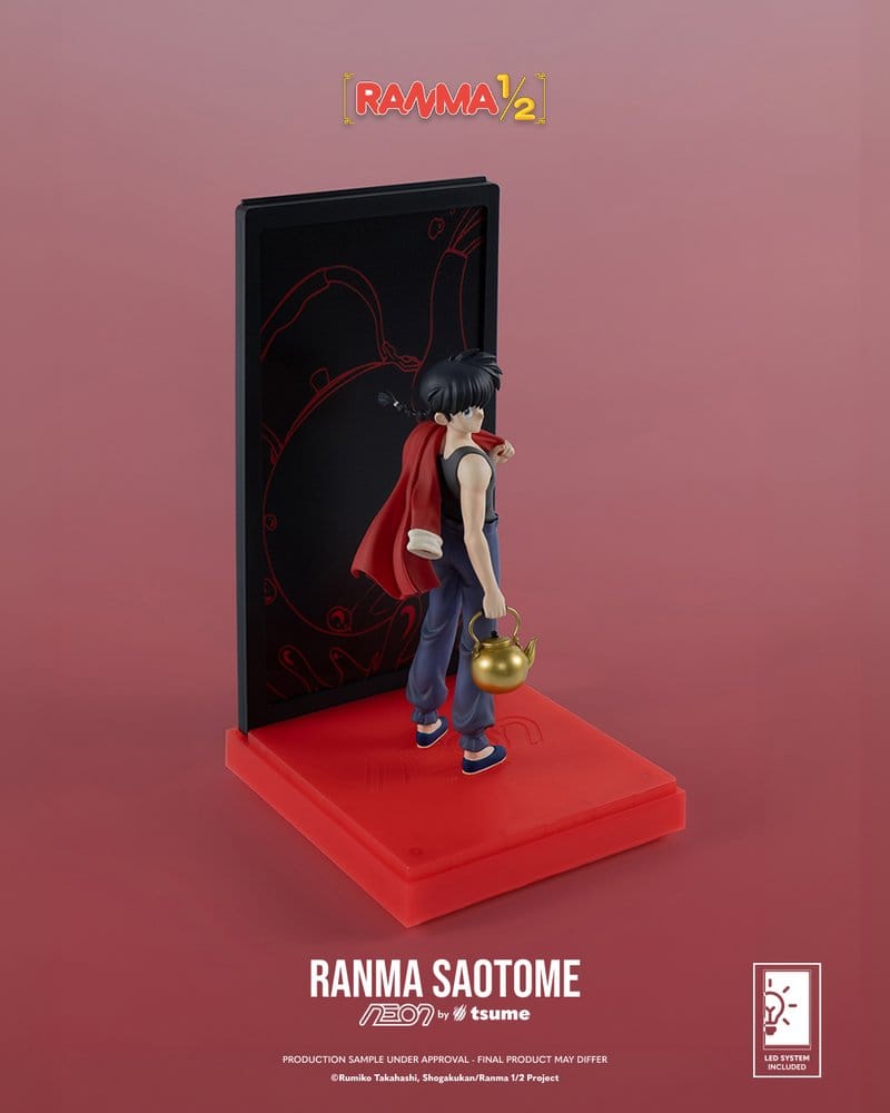 Ranma Neon Figure 1/9 Ranma Saotome Boy 20 cm