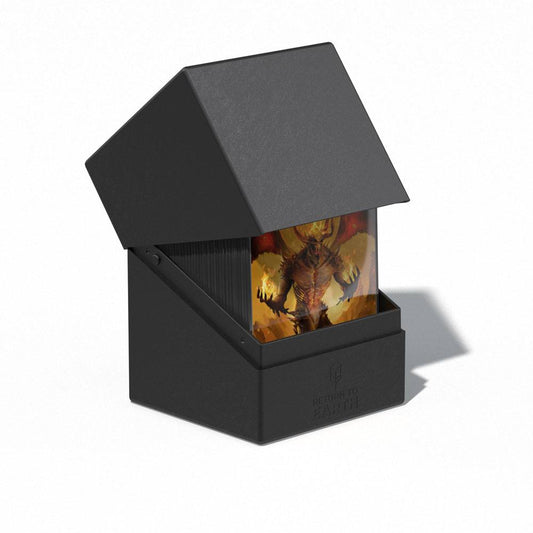 Ultimate Guard Return To Earth Boulder Deck Case 100+ Standard Size Black - Loaded Dice